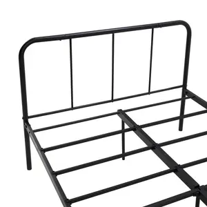 Garbo Bed Frame Black / Small Double (4')