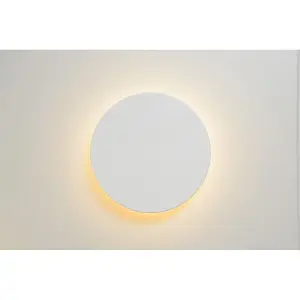 Lucide Eklyps Led Modern Wall Light 15cm - LED - 1x6W 3000K - White