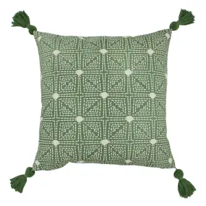 furn. Chia Tufted Cotton Feather Rich Cushion