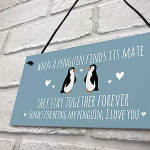 Novelty Anniversary Gift For Him Her Valentines Gift For Boyfriend Girlfriend Penguin Gift