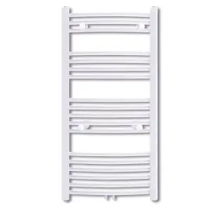 Bathroom Radiator Central Heating Towel Rail Curve 600 x 1160 mm