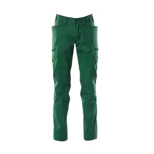 Mascot Accelerate Thigh Pocket Trousers with Stretch Zones - Green   (30.5) (Leg Length - Short)