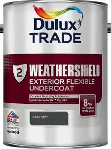 Dulux Trade Weathershield Undercoat - Dark Grey - 5L