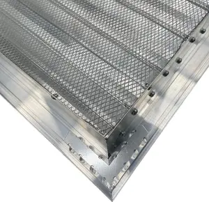 AirTech-UK Aluminum Louvre Grille 600 x 600 mm: Premium Weatherproof and Pest-Proof Protection for Your Home