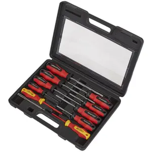 11-Piece Premium S2 Steel Screwdriver Set with Soft Grip Handles for Ultimate Precision