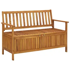 vidaXL Garden Storage Bench 120 cm Solid Acacia Wood