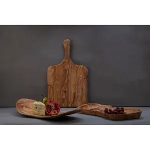 Interiors by Premier Kora Olive Wood Fruit Tray