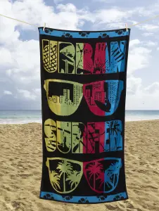 Urban Surfer Sunglasses Beach Towel Multi 85 x 160cm