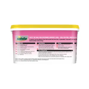 Solvite Paste the wall Ready mixed Wallpaper Adhesive 2.5kg