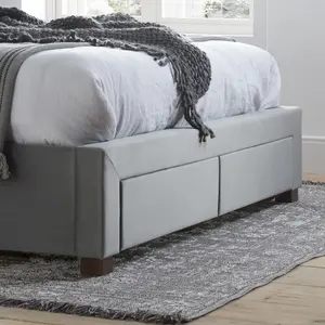 Birlea Hope Double Bed Frame In Grey