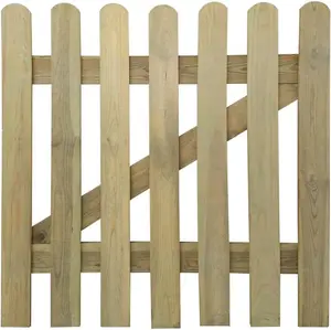 Wooden Garden Gate, Hand Built Wooden Gate With FSC Tantalized Perfect Outdoor Gate For Garden - 3ft x 3ft