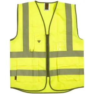 Warrior Unisex Adult Executive Hi-Vis Waistcoat