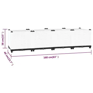 Berkfield Raised Bed 160x40x38 cm Polypropylene