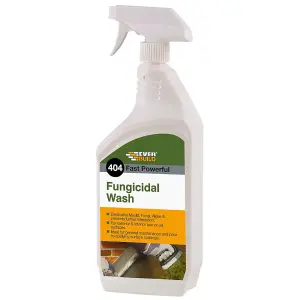 Everbuild 404 Fast Powerful Fungicidal Wash 1L (Pack of 3)