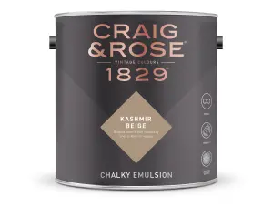 Craig & Rose 1829 Kashmir Beige  Chalky Emulsion paint, 2.5L