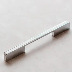 160mm White & Chrome Cabinet Handle Gloss Polished Kitchen Cupboard Door Drawer Pull Bathroom Bedroom Furniture Replacement