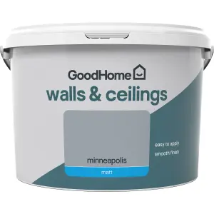 GoodHome Walls & ceilings Minneapolis Matt Emulsion paint, 2.5L