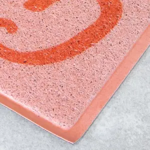 Pink Come in Go Away Doormat (70 x 40cm)