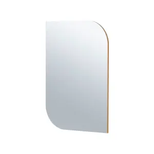 Newington Frameless Gold Organic Mirror 90x60cm