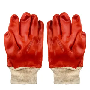 Gardening Work Gloves Dipped Red Garden Tools Accessories, Garden Work  16cm Red