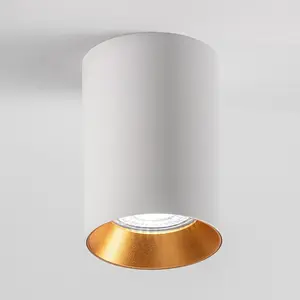 CGC White Indoor Ceiling Spotlight With Inner Gold Reflector