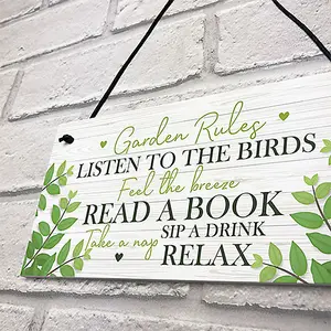 Garden Plaque Hanging Summer House Garden Shed Gifts For Mum Nan Nanny