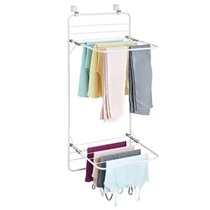 Metal Foldable Wall-Mounted Drying Rack White