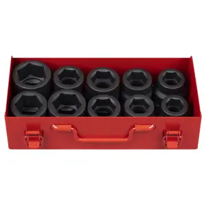 Sealey Impact Socket Set 10pc 1"Sq Drive Metric/Imperial AK688