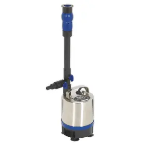 Sealey Submersible Pond Pump Stainless Steel 1750ltr/hr 230V 10m Cable WPP1750S