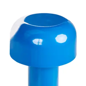 Wireless Metal Table Lamp Blue BESOS