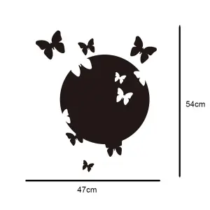 Mirror Butterflies Mix Mirror Stickers Nursery Home Decoration Gift Ideas 25 pieces