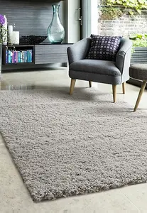 Melrose Venus Shaggy Light Natural High Pile Medium Area Rug 080/150cm