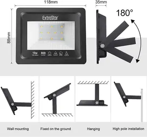 ExtraStar 10W LED Flood Light Daylight (pack of 2)