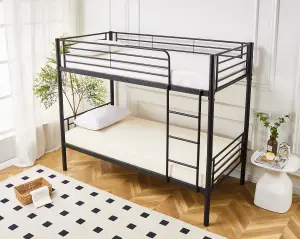 Newby Industrial Metal Bunk Bed Black