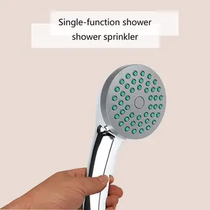 New 1 Function Bathroom Shower Head Chrome Spray Hose Abs Universal Jet Bath