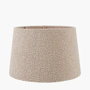 Taupe Boucle Tapered Lampshade