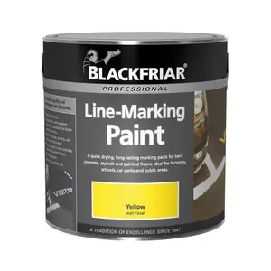 Blackfriar Professional Line Marking Paint - Yellow 2.5 Litre