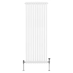 Traditional 2 Column Radiator - 1800 x 562 mm - White