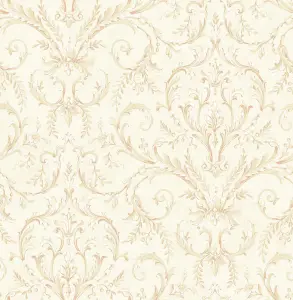 SK Filson Beige Damask Wallpaper