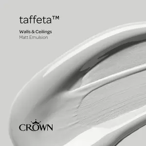 Crown Walls & Ceilings Matt Emulsion Paint Taffeta - 5L