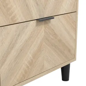 STOCKHOLM CHEVRON 1 DOOR WARDROBE