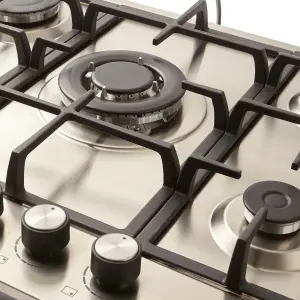 Cooke & Lewis CLGASUIT5 75cm Gas Hob - Inox