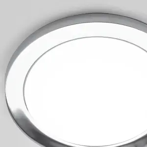 Litecraft Chrome Magnetic Bezel For 18W Darly Bathroom Flush Ceiling Light