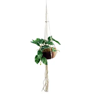 85cm Hanging Artificial Pothos Plant with Planter