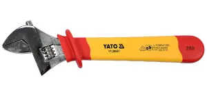 Yato professional VDE 1000V adjustable wrench 250 mm long.