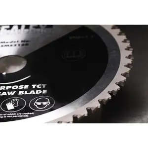 Versatile 216mm Cut-Off Circular Saw Blade for Steel, Wood, and Plastic Cutting