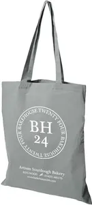 Printed Tote Bags | Promotional Cotton Printed Tote Bags - Grey