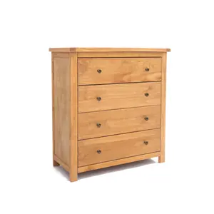 Lugo 4 Drawer Chest of Drawers Brass Knob