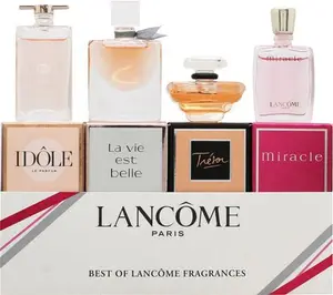 Lancome Best Of Lancome Minuature Fragrances Gift Set 5Ml EDP Idole + 4Ml EDP La Vie Est Belle + 7.5Ml EDP Trésor + 5Ml EDP Miracle Perfume For Women