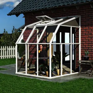 Palram - Canopia 6x6 ft & 1 window Barn Plastic Sun room (H)2470mm x (W)2010mm